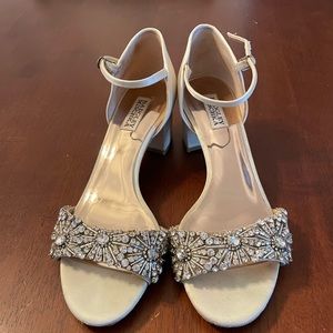 BADGLEY MISCHKA Ivory Heels